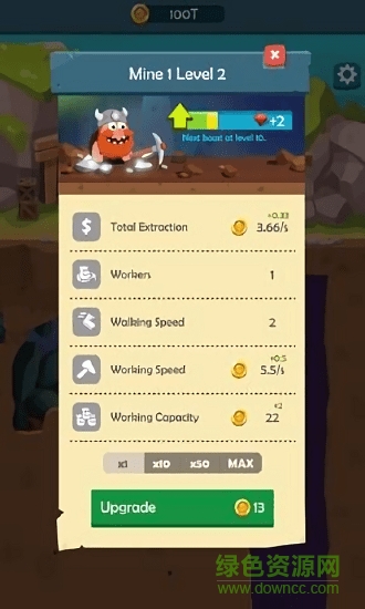 矮人大亨無限金幣版(Idle Dwarf Tycoon) v1.1.1 安卓版 0