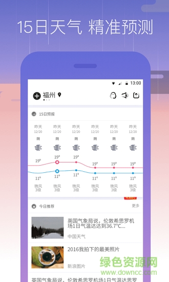 周邊天氣預(yù)報(bào)15天 v1.0.0 安卓版 1