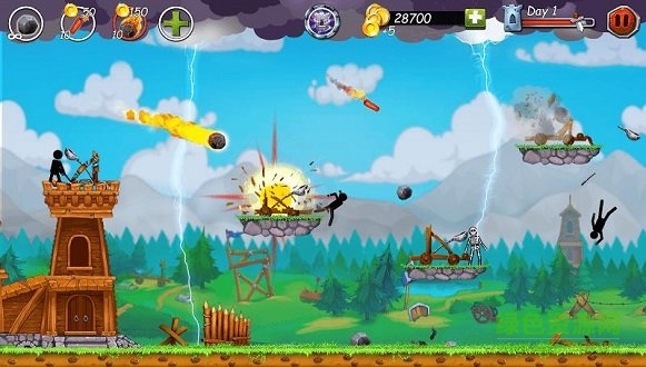 火柴人之守衛(wèi)城堡2 v2.0.8 安卓最新版 1