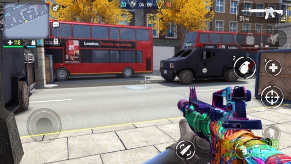 現(xiàn)代戰(zhàn)爭(zhēng)射擊內(nèi)購(gòu) v2.18 安卓無(wú)限金幣版 2