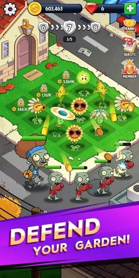 鮮花大戰(zhàn)僵尸破內(nèi)購(gòu)(Merge Flowers) v1.6 安卓版 0