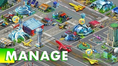 機場都市航空大亨無限金幣中文版 v6.10.39 安卓最新版本 0