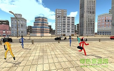 超級英雄火柴人小丑游戲