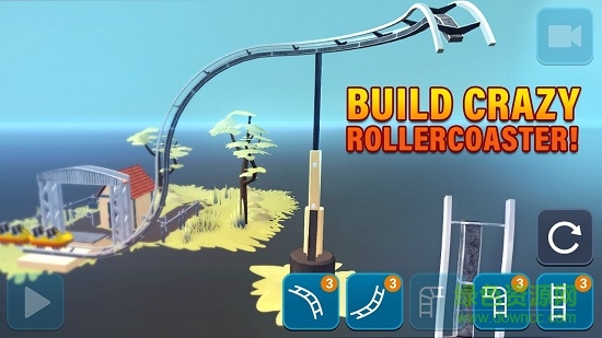 工藝之旅云霄飛車(chē)(roller coaster builder) v1.15 安卓版 0