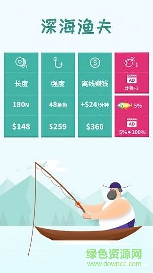 深海漁夫無限金幣 v1.1.0 安卓版 1