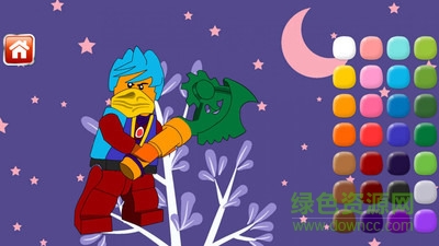 幻影忍者填色手機(jī)版 v1.0 安卓版 2