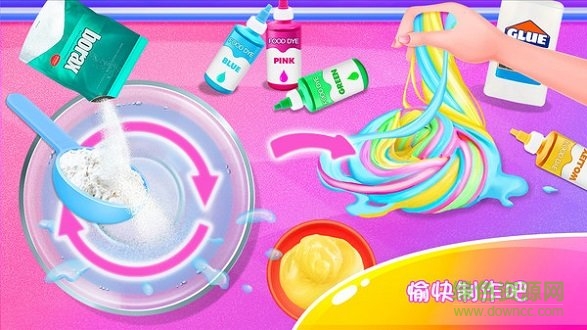 模擬獨(dú)角獸彩虹水晶泥 v1.0 安卓版 2