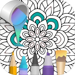 曼陀羅填色(mandala coloring)