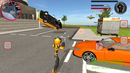 瘋狂火柴人繩索英雄游戲 瘋狂火柴人繩索英雄