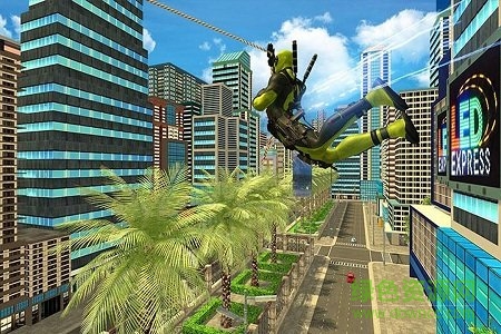 飛繩超級英雄獵人無限金幣 v1.3 安卓內(nèi)購 2