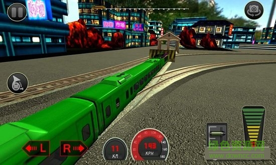 3d列車司機模擬器中文版(3D City Train driver Simulator 2018) v1.1 安卓版 1