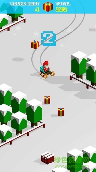 雪橇大冒險內(nèi)購(sliding santa) v1.0.2 安卓版 1