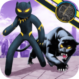 黑豹火柴人繩索英雄手游