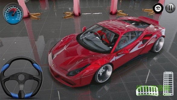 法拉利模擬駕駛汽車游戲(Car Traffic Ferari 458 Racer Simulator) v1 安卓版 1