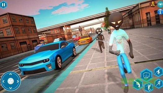 火柴人繩索英雄城市孤膽