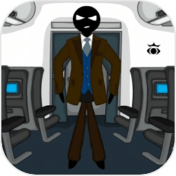 火柴人逃離飛機(jī)場(chǎng)智力游戲(Stickman airport)