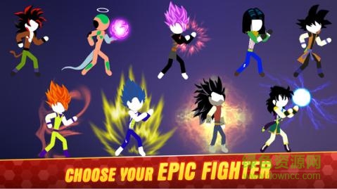 火柴人神龍對決中文版 v1.5 安卓版 2