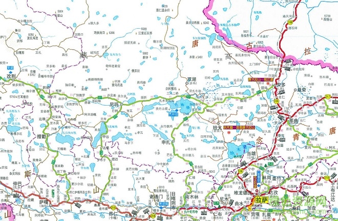 西藏地圖高清版大圖片可放大