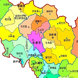 吉林省地圖高清全圖可放大