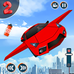未來(lái)飛車射擊2最新版(Flying Car Simulator 2)