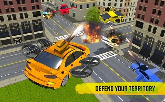 未來飛車射擊2最新版(Flying Car Simulator 2) v1.1 安卓版 1