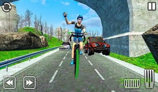 無(wú)畏自行車(chē)車(chē)手最新版(Light Bike Fearless BMX Racing) v2.1 安卓版 3
