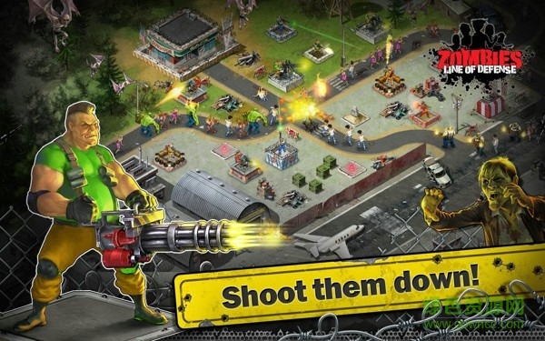 丧尸最后防线中文版(Zombies: Line of Defense) v1.4 安卓版2