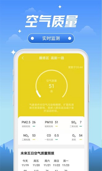 隨心天氣預(yù)報(bào)app v1.0.1 安卓版 1