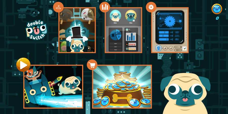 雙切巴哥犬手游(Double Pug Switch) v1.0.5 安卓版 2