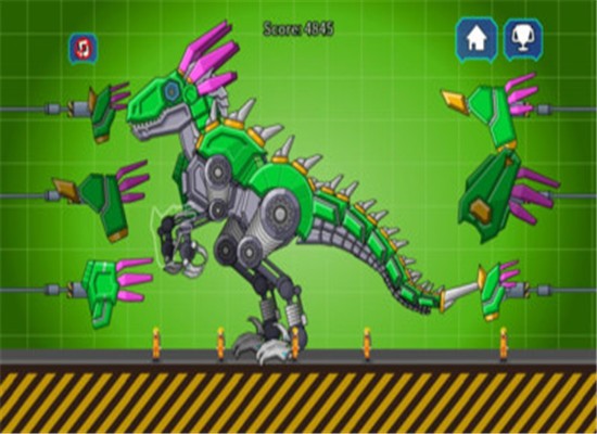 組裝機(jī)械速龍官方版(Velociraptor Rex Dino Robot War) v1.0 安卓版 1