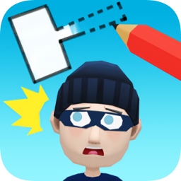 闖關(guān)踢強(qiáng)盜(Draw & Hit)