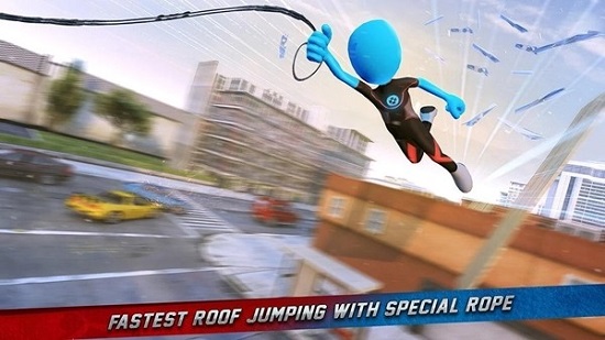 火柴冰英雄正版(Stickman Ice Hero Crime City - Rope Hero) v1.0 安卓版 1
