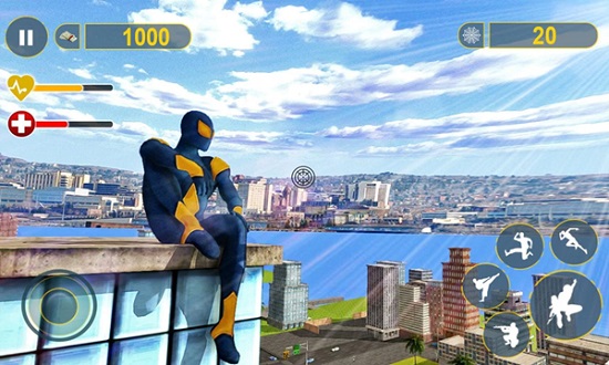 忍者繩索英雄正版(Rope Frog Ninja Hero) v1.1.1 安卓版 0