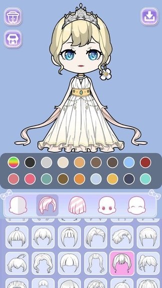 少女養(yǎng)成日記女生捏臉換裝改版(vlinder doll) v3.6.3 安卓版 3