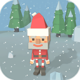 像素圣誕老人跳高高游戲