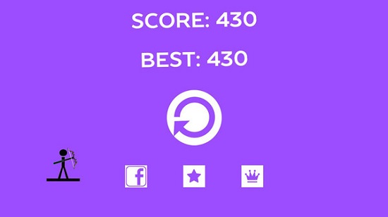 火柴人弓箭手射靶游戲下載