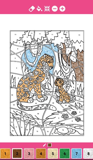 閃亮的數(shù)字涂色游戲 v2.0 安卓版 3