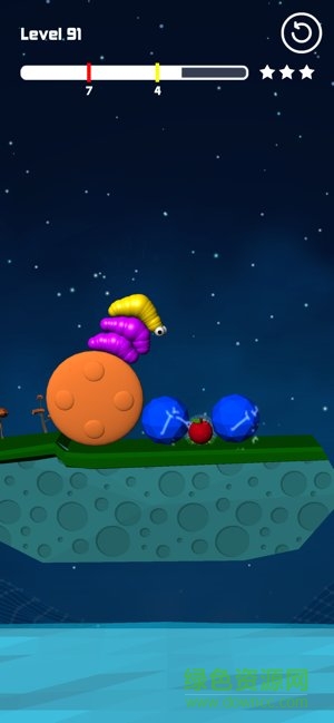 蟲(chóng)子吃蘋(píng)果拉屎游戲 v1.0.2 安卓版 1