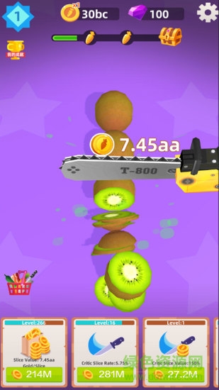 切水果大戰(zhàn)無限金幣版 v1.5.4 安卓最新版 1