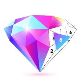 數(shù)字填色魔法拼圖