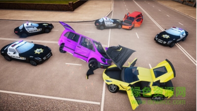 汽车模拟器碰撞城市游戏 汽车模拟器碰撞城市