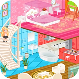 復(fù)式娃娃屋裝扮公主房