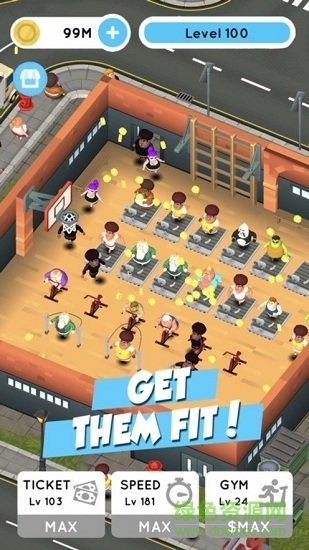 減肥閑散的健身房