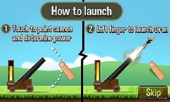 憤怒老奶奶飛一會兒游戲(Angry Gran Toss) v1.2.3 安卓版 1