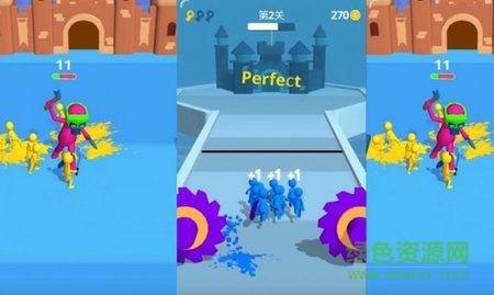 傳染小人進(jìn)攻城堡游戲1