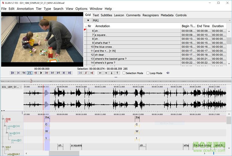 elan軟件漢化版 多模態(tài)分析elan軟件