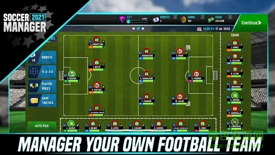 soccer manager 2021中文版免谷歌版 v2.1.0 安卓版 2