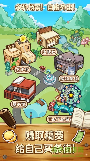 小說家模擬2蘋果版 v1.8.5 ios版 0