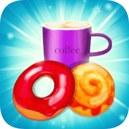 咖啡甜甜圈爆炸