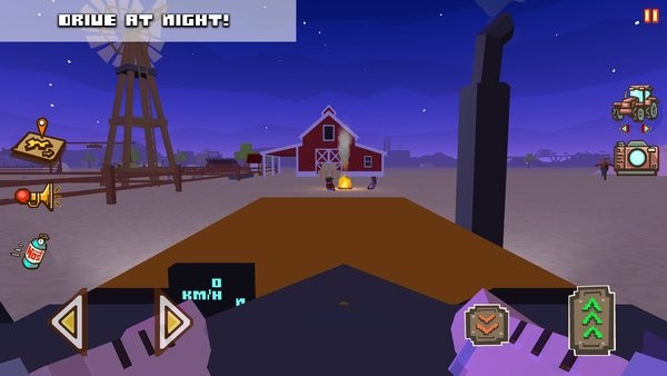 方塊農(nóng)場賽車游戲